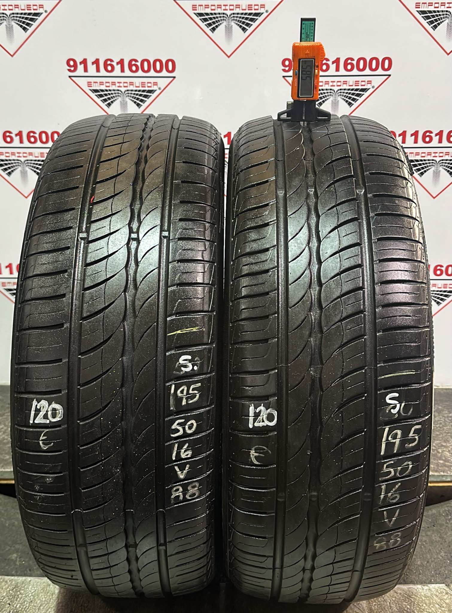 PIRELLI  USADO  195/50 R16 88 V